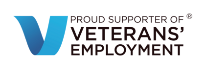 Proud supporter of veterans' employment